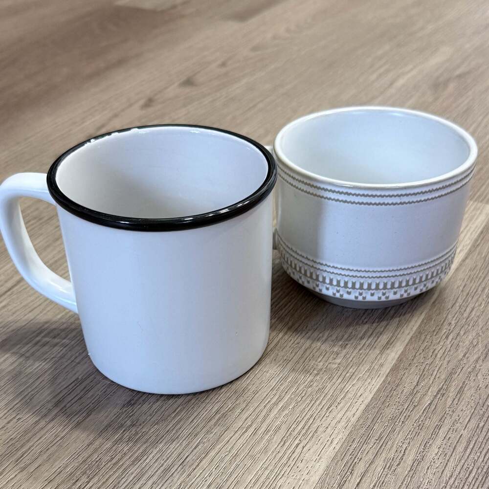 Hearth & Hand with Magnolia Everyday Hero & Morning Beautiful Stoneware Mug Set - Picture 2 of 10